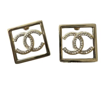 Chanel Large Gold Earrings