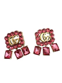 Gucci Pink Stones Earrings