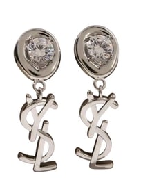 YSL Silver and Gold Earrings