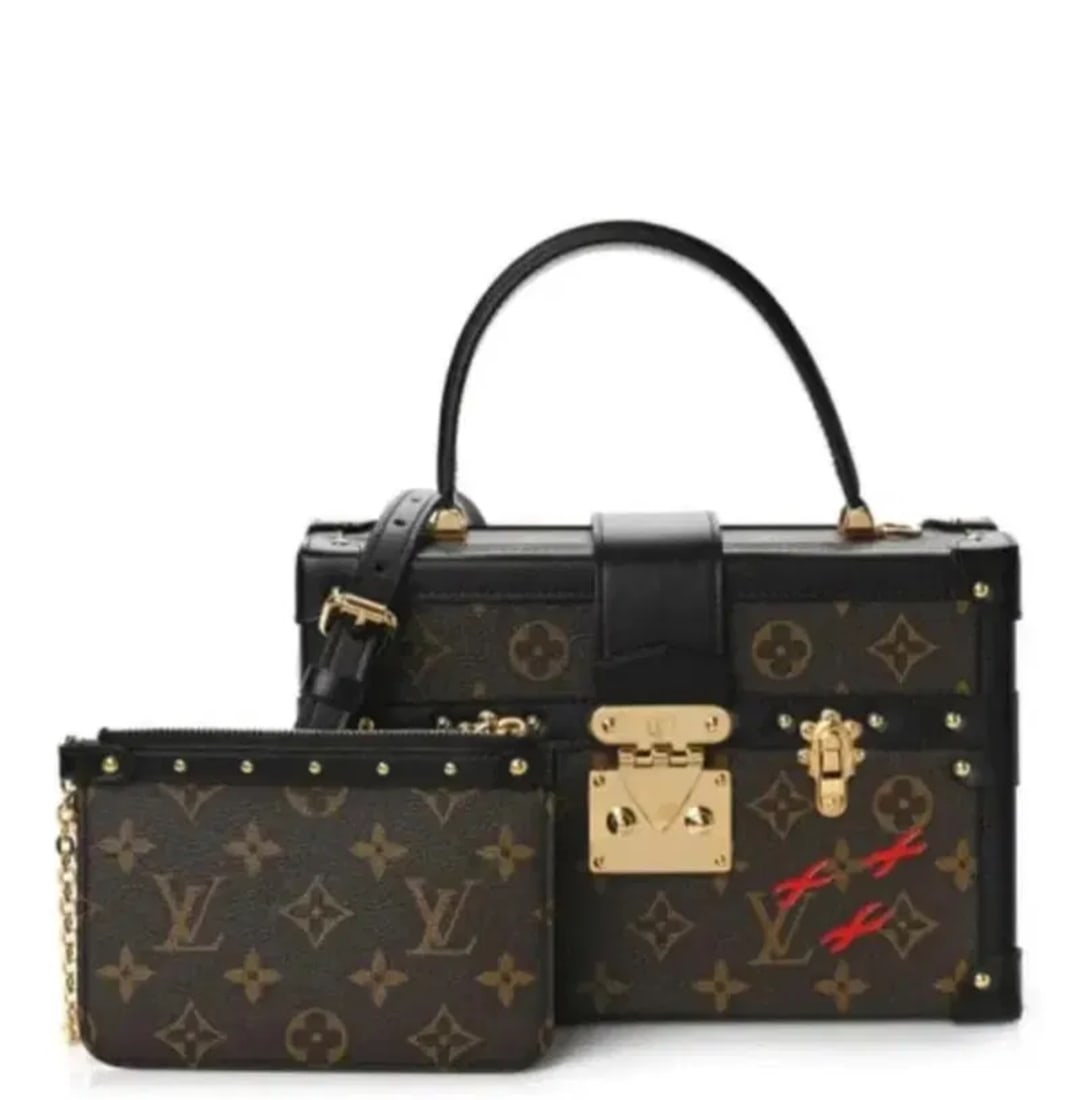 Louis Vuitton Petite Malle Black Louis Vuitton Trunk (1 of 4)