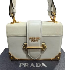 Prada Cashier Leather Cross Bag
