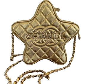 Chanel Star Bag Metallic Gold
