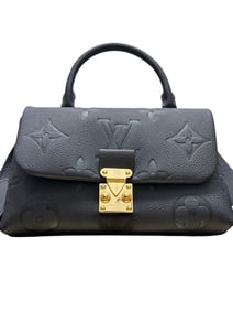 Louis Vuitton Madeleine Black Leather Crossbag