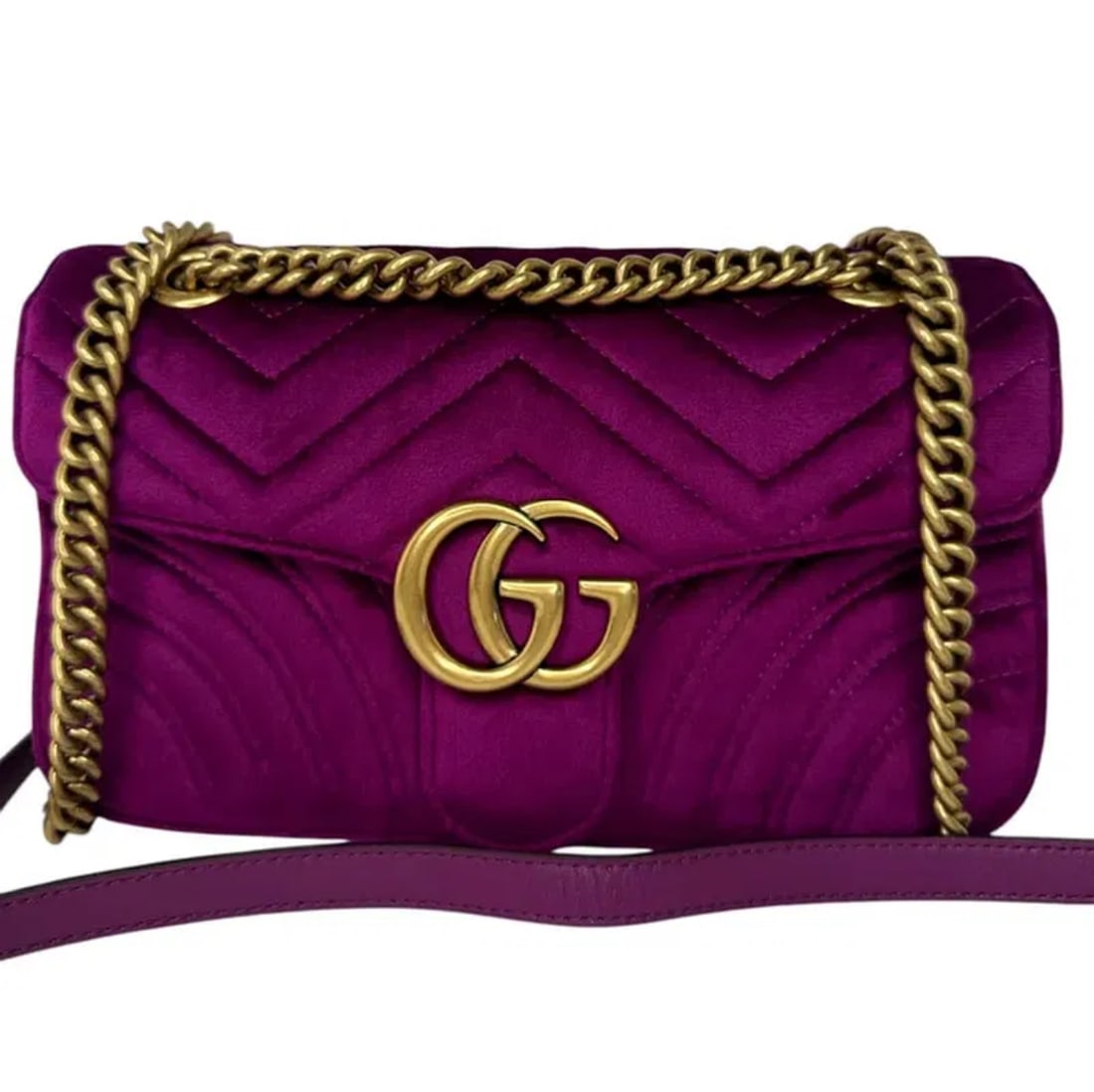 Gucci GG Marmont Velvet Crossbody Bag (1 of 6)