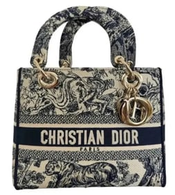Dior LADY D-LITE CLOTH HANDBAG