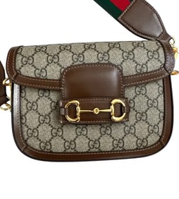 Gucci Horsebit 1955 Flap cloth crossbody bag