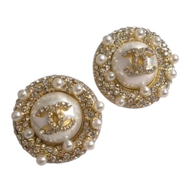 Chanel Pearl Earrings
