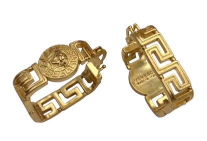 Versace Gold Earrings
