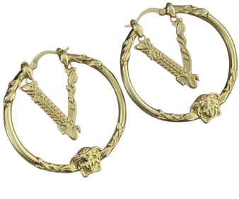 Versace Gold Earrings