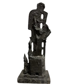 Salvador Dali Abstract Bronze Sculpture