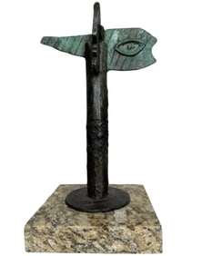 Picasso Abstract Bronze Sculpture