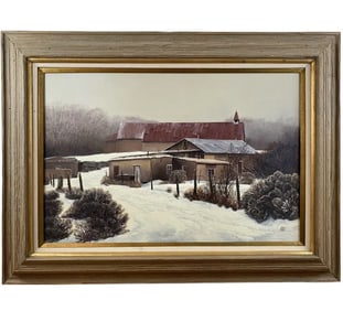 Landscape Oil on Canvas by Hector Morales