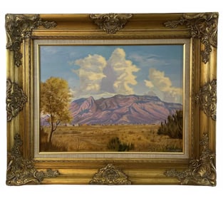 1990 Landscape Oil Paintung by Maurice Green
