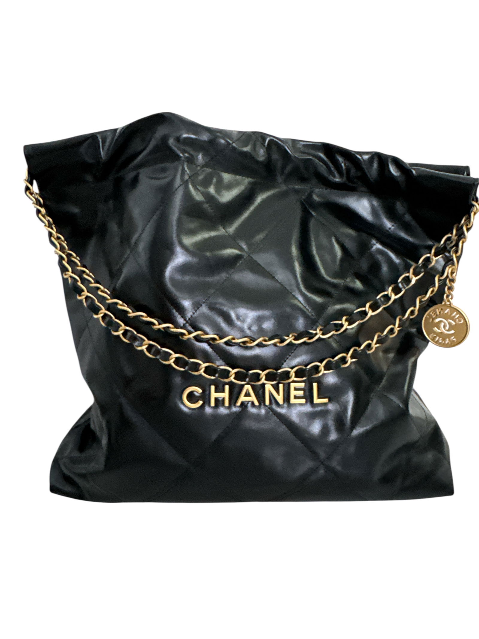 Chanel 22 Large Black Handbag (1 of 5)