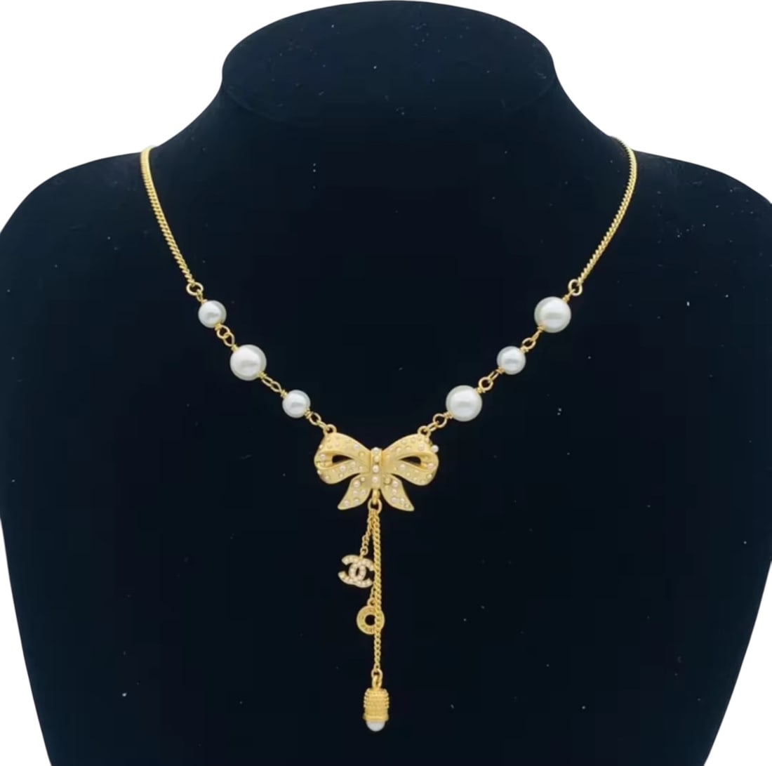 Chanel Gold Plated Necklace (1 of 1)