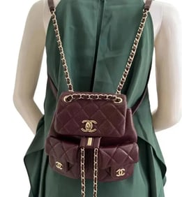 Chanel Leather Backpack