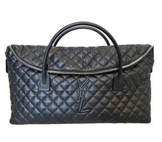 YSL Saint Laurent ES Giant Travel Bag in Quilted Leather