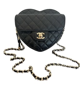 Chanel CC in Love Heart Bag Quilted