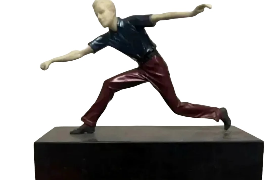 Art Deco Dancer Bronze Sculpture (1 of 1)