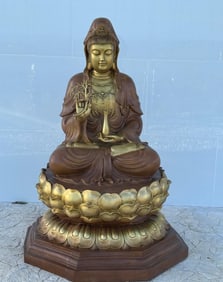 Monumental Life Size Bronze Buddha