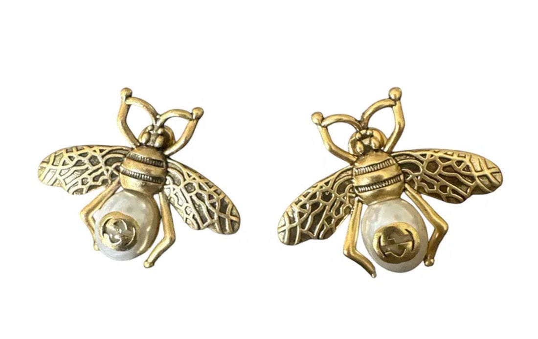 Gucci Bee Earrings (1 of 1)