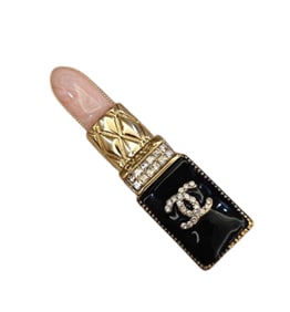 Chanel Lipstick Brooch