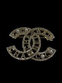 Chanel Faux Pearl Brooch