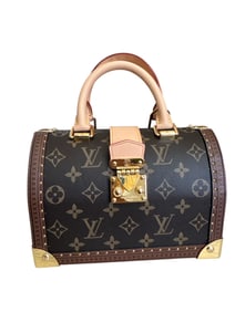 Louis Vuitton Monogram Speedy Trunk Bag
