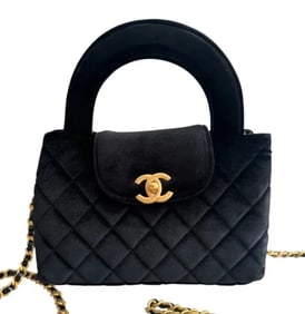 Chanel Velvet Mini Shopping Bag