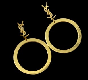 YSL Gold Earrings