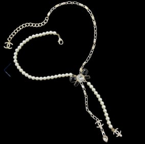 Chanel Pearl Faux Necklace