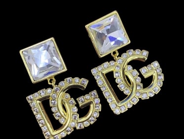 D&G Gold Large Earrings