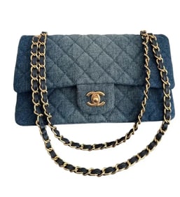 Chanel Classic Denim Top Handle Handbag