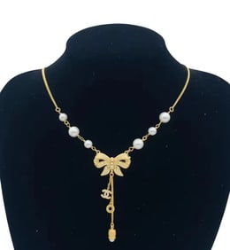 Chanel Gold Plated Necklace