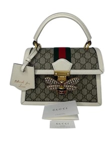 Gucci GG Supreme Monogram Queen Margaret Top Handle Bag