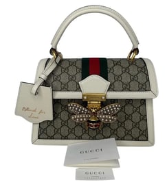 Gucci GG Supreme Monogram Queen Margaret Top Handle Bag