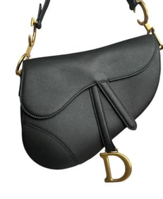Dior Saddle Black Bag