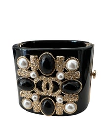 Chanel Black Resin Bracelet