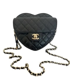 Chanel Heart Black Bag