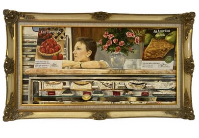 Mary callender's Oil Painting by Walt Johnston