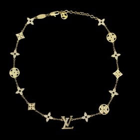 LV Gold Necklace