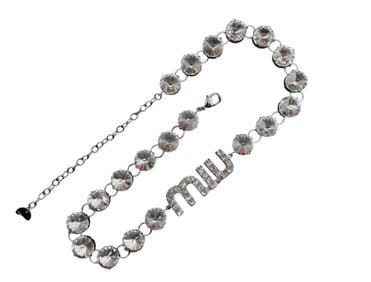 Miu Miu Silver Necklace