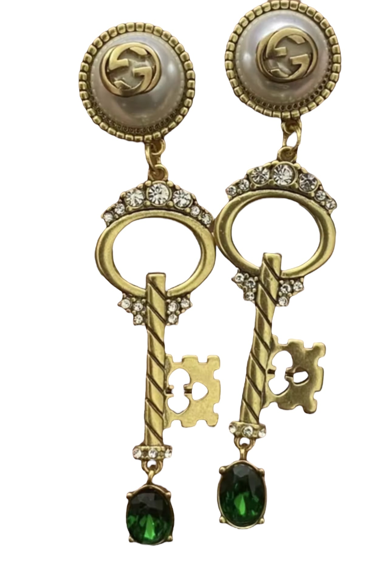 Gucci Double G Gold Earrings (1 of 1)