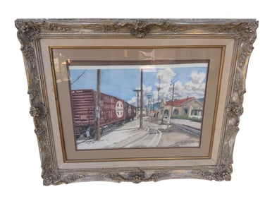 Sant Fe Watercolor Painting