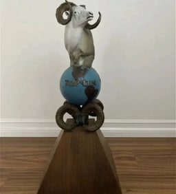 Limited Boyer Top Ten Bronze Sheep Sculpture