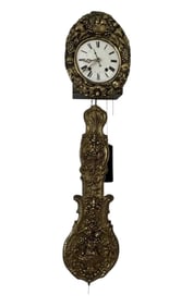 19th Century Wall Gold Clock