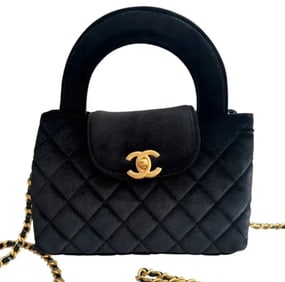 Chanel Velvet Mini Shopping Bag