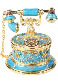 Faberge Phone Style Carriage Egg