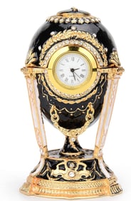 Faberge Style Clock Egg