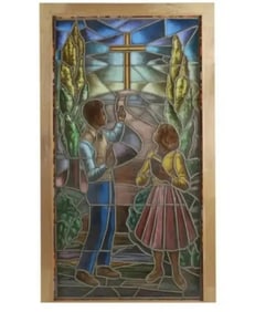 20th Century Religious Stained Glass Window